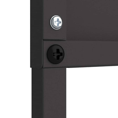 Garten Sichtschutz-Leinwand Schwarz 50 x 140 cm