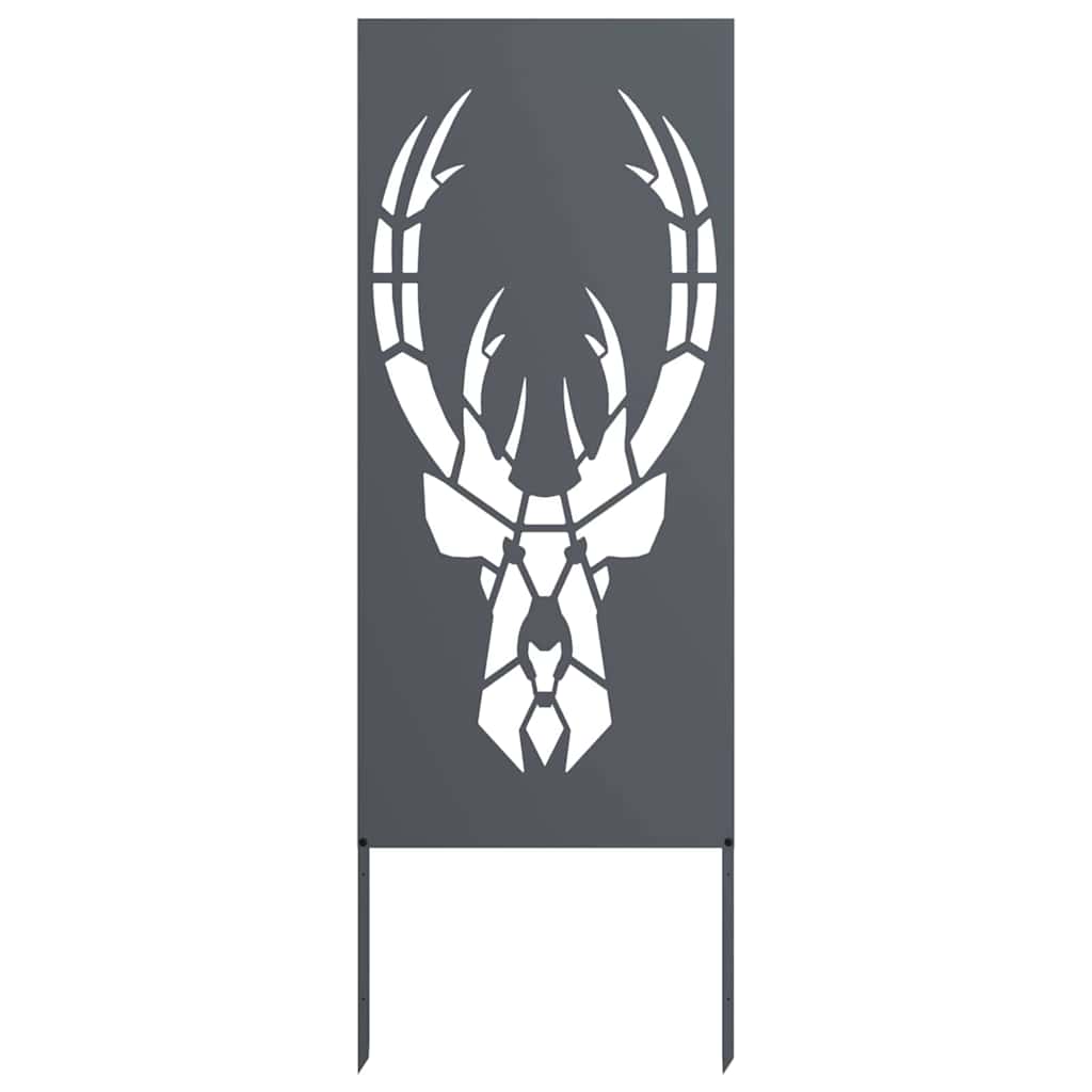 Garten Sichtschutz-Leinwand Tiermuster Anthrazit 50 x 140 cm