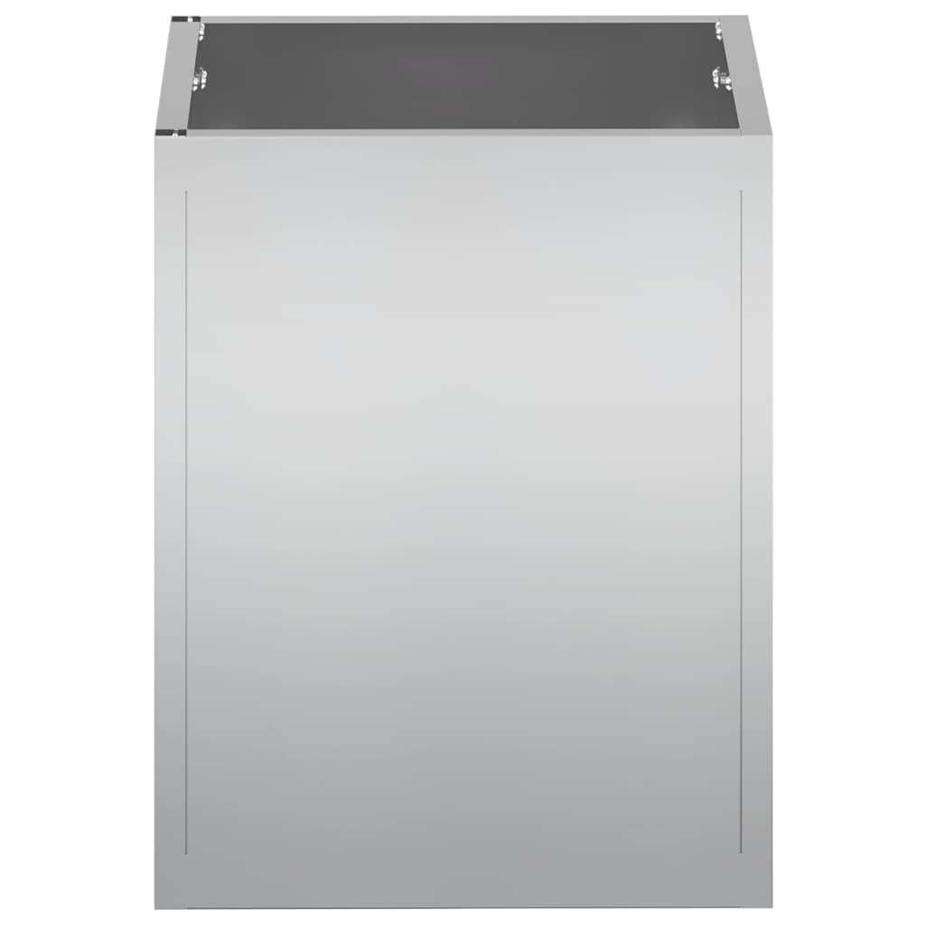 Garten-Pflanzgefäß Verzinkter Stahl 32 x 32 x 40 cm