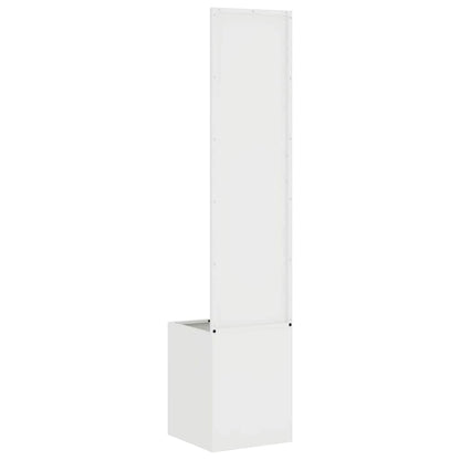 Garten Sichtschutz-Leinwand Weiß 32 x 140 cm