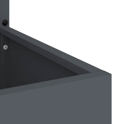 Garten Sichtschutz-Leinwand Anthrazit 32 x 32 x 150 cm