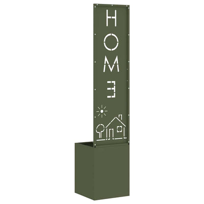 Garten Sichtschutz-Leinwand Olivgrün 32 x 32 x 150 cm