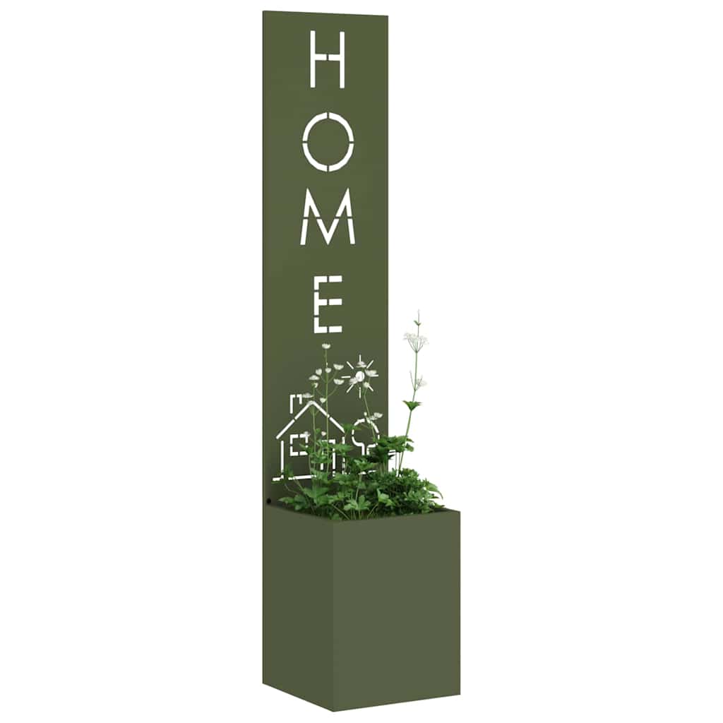 Garten Sichtschutz-Leinwand Olivgrün 32 x 32 x 150 cm