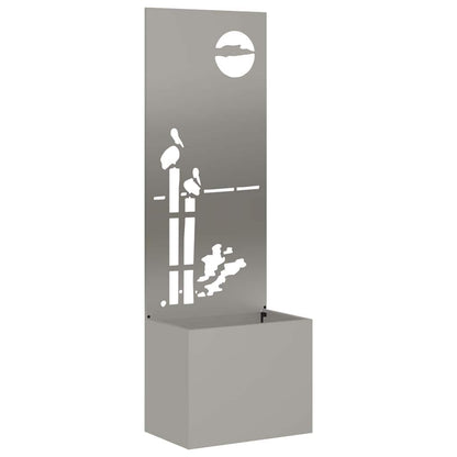 Garten Sichtschutz-Leinwand Rostig 50 x 32 x 150 cm