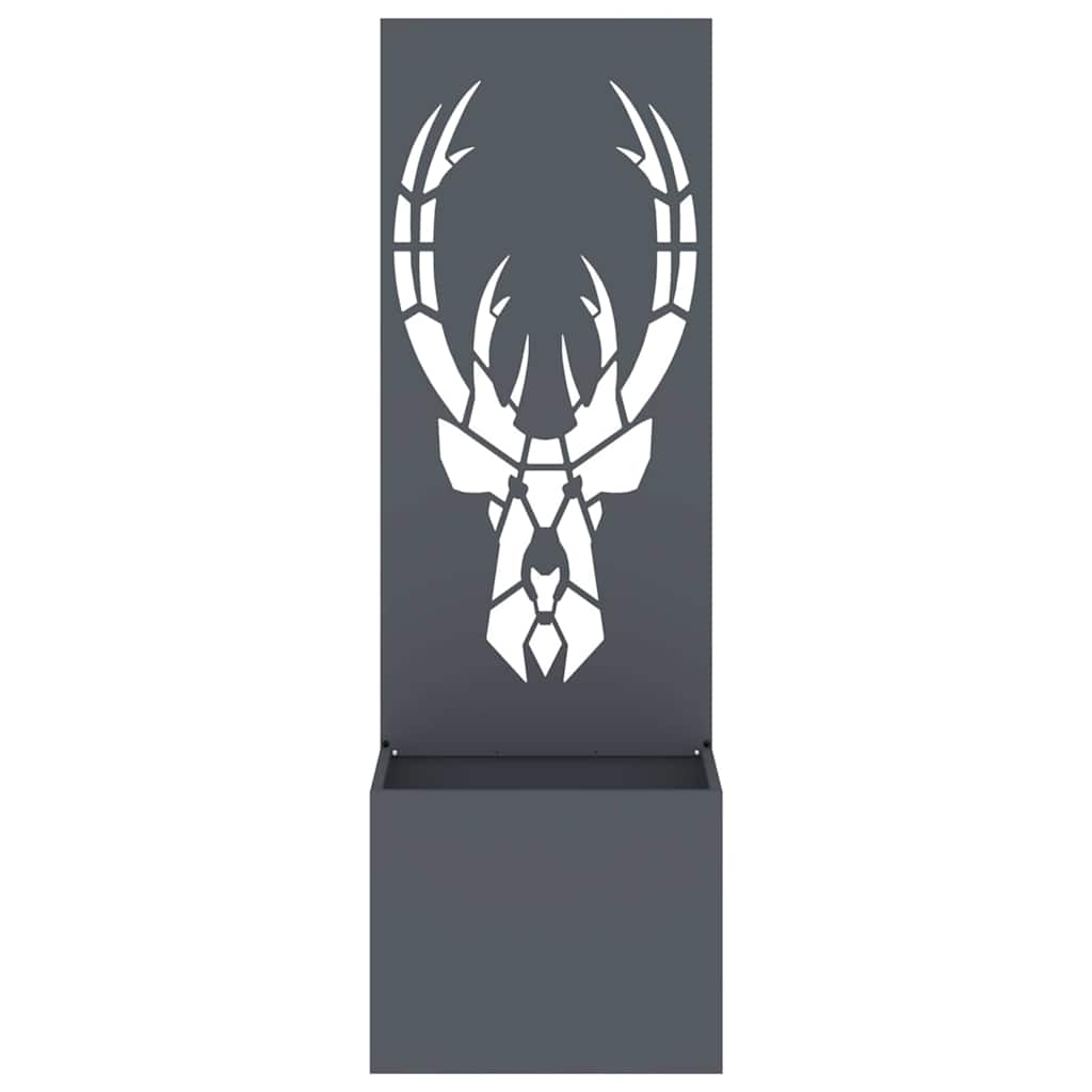 Garten Sichtschutz-Leinwand Tiermuster Anthrazit 50 x 140 cm