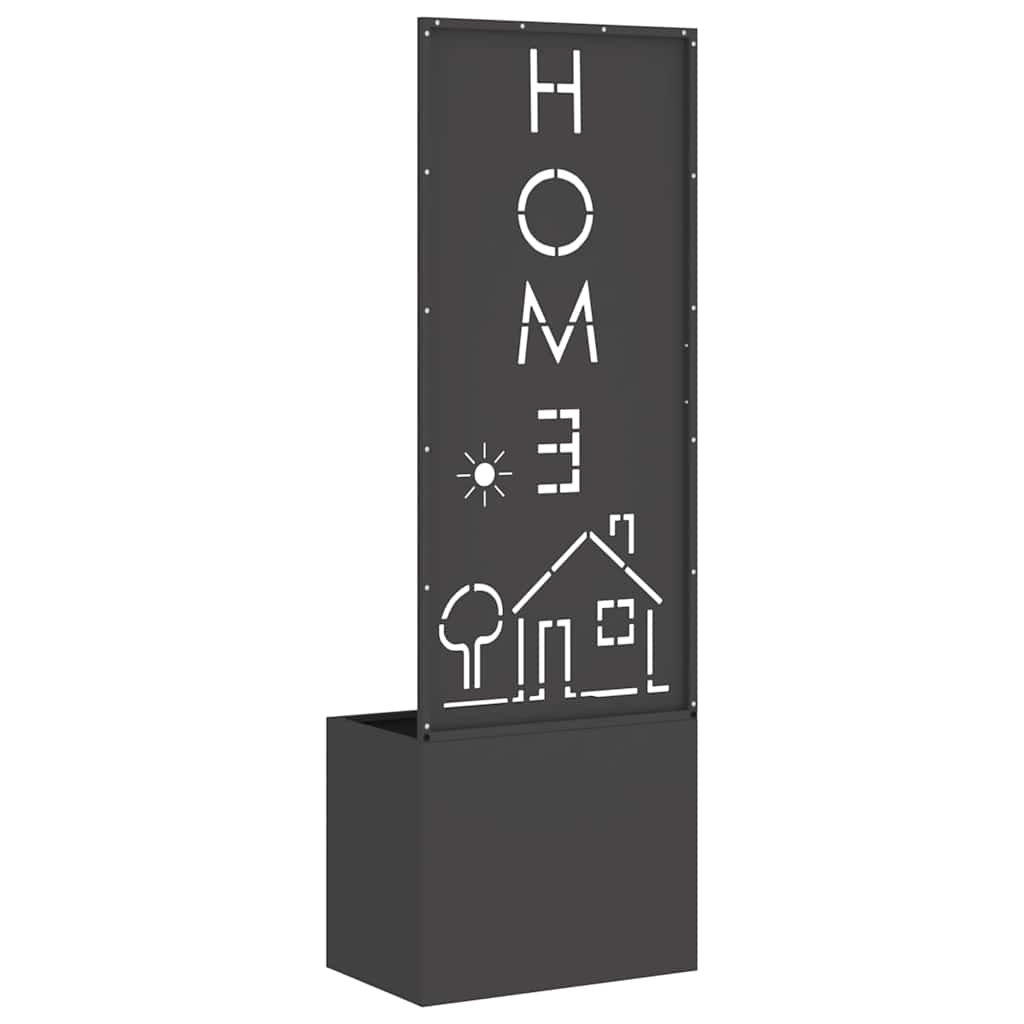 Garten Sichtschutz-Leinwand Schwarz 50 x 140 cm