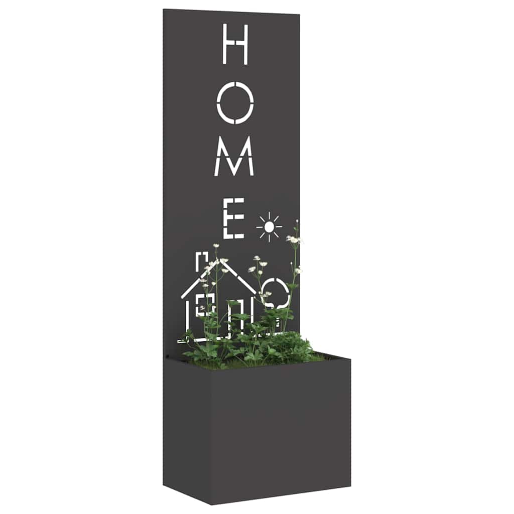 Garten Sichtschutz-Leinwand Schwarz 50 x 140 cm