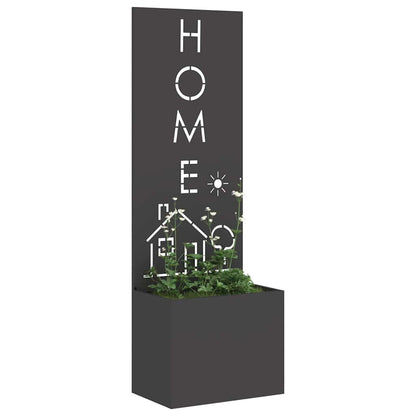 Garten Sichtschutz-Leinwand Schwarz 50 x 140 cm