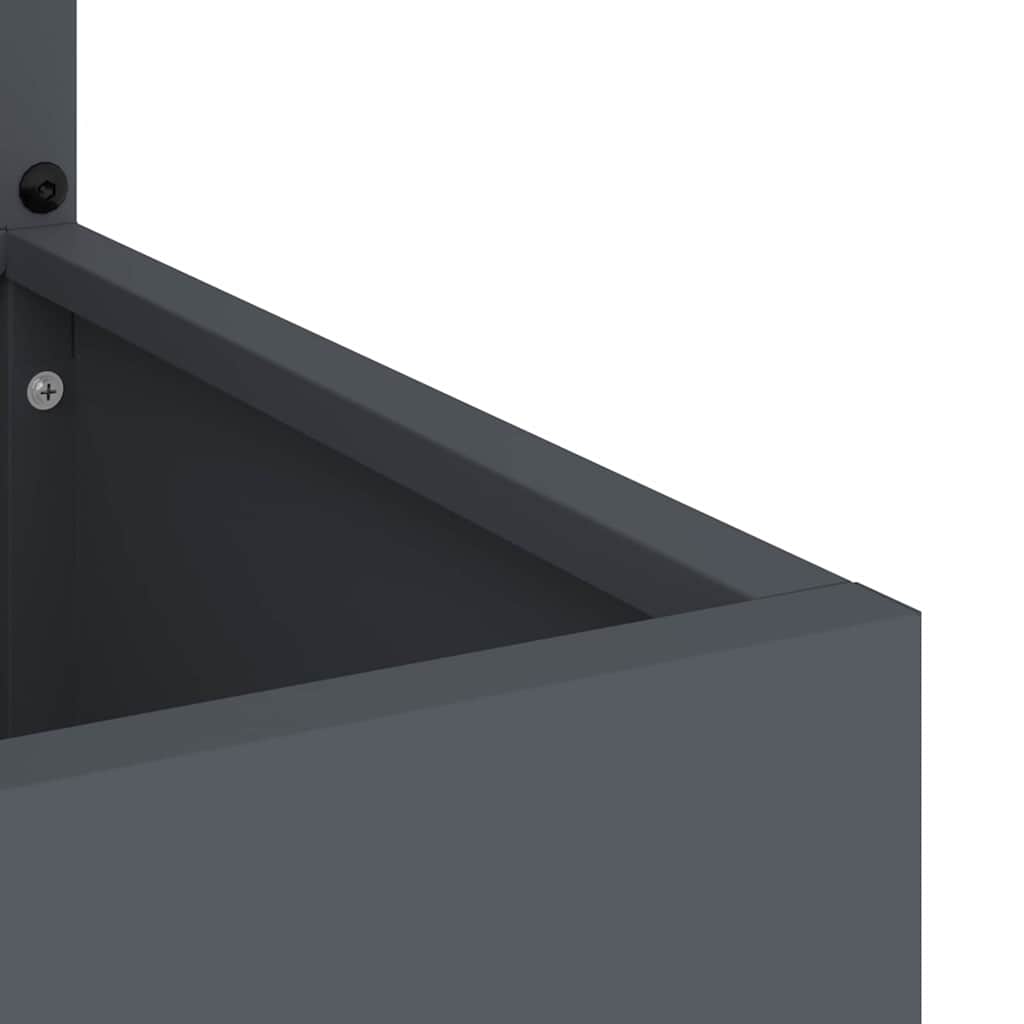 Garten Sichtschutz-Leinwand Anthrazit 50 x 140 cm