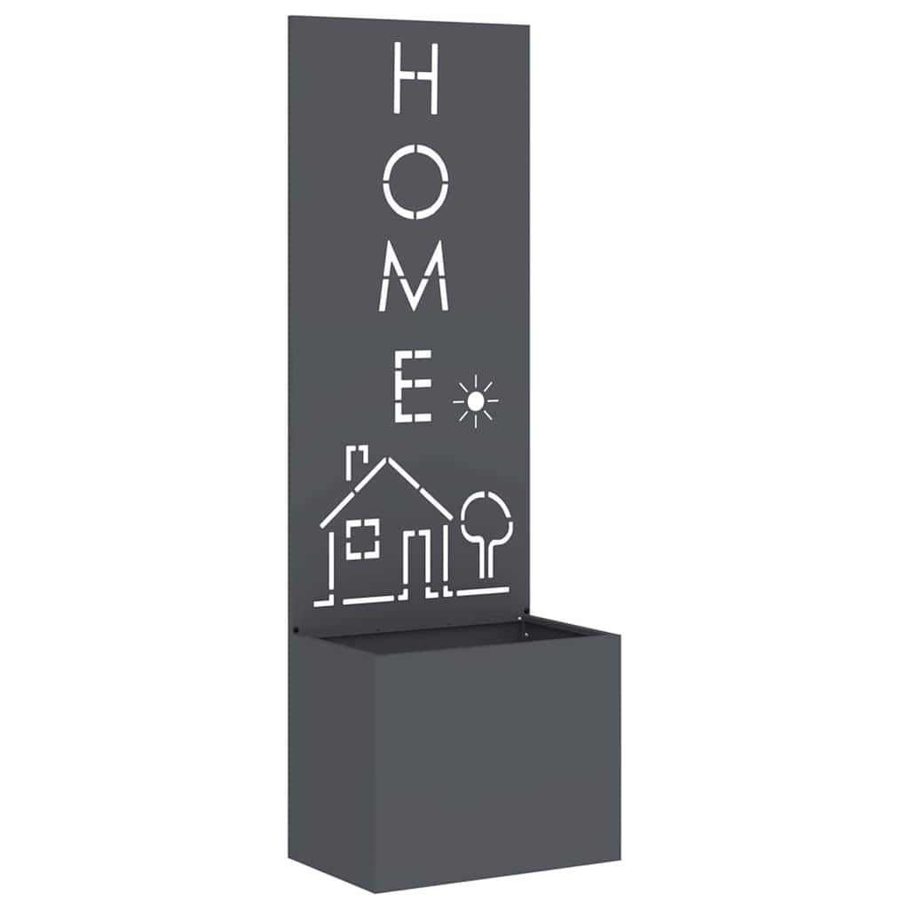 Garten Sichtschutz-Leinwand Anthrazit 50 x 140 cm