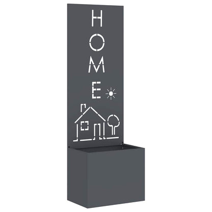 Garten Sichtschutz-Leinwand Anthrazit 50 x 140 cm