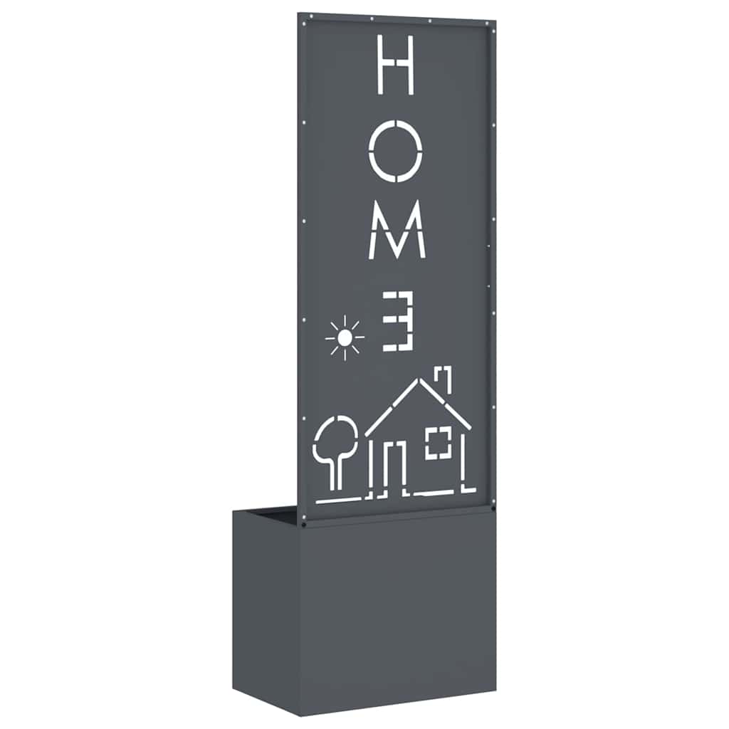 Garten Sichtschutz-Leinwand Anthrazit 50 x 140 cm