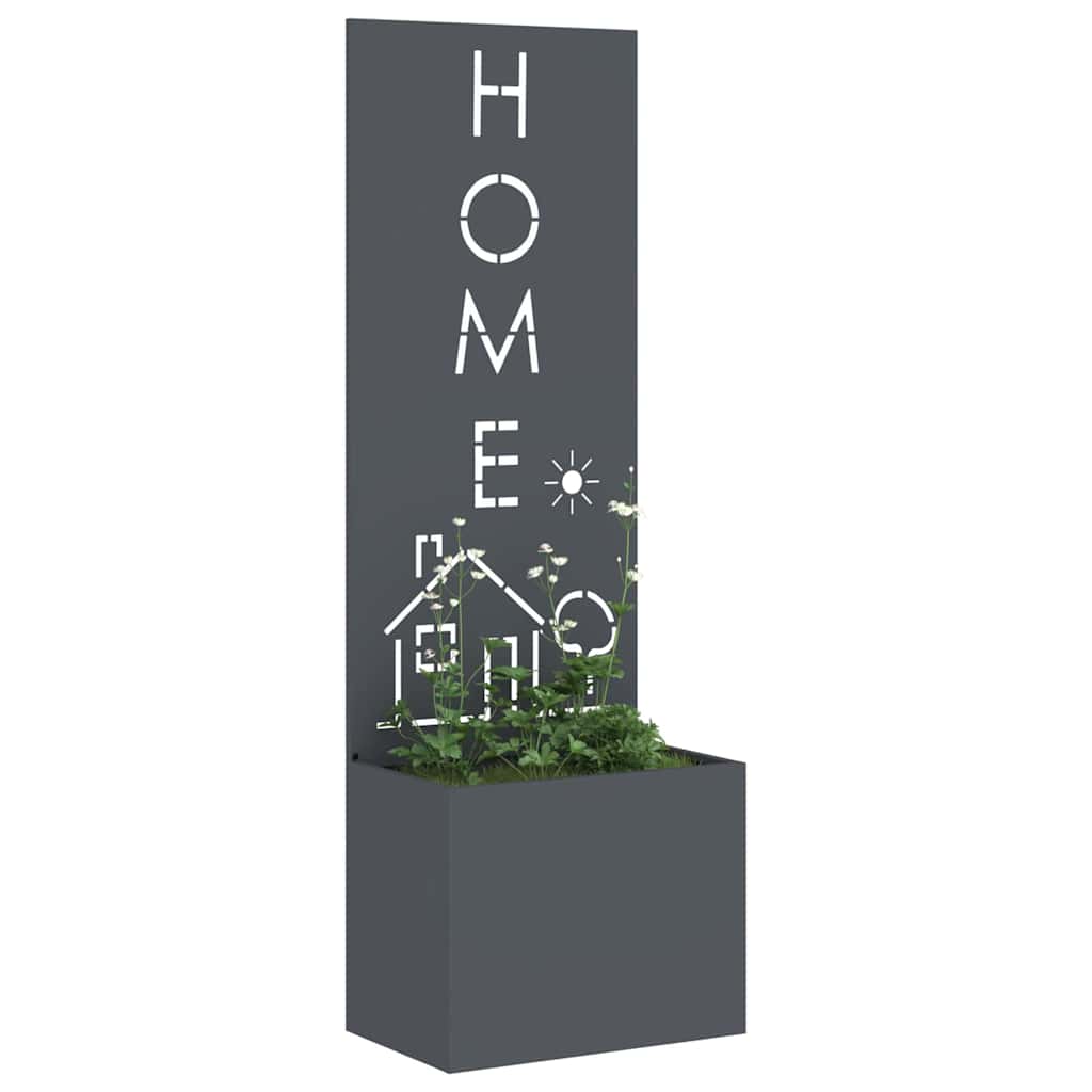 Garten Sichtschutz-Leinwand Anthrazit 50 x 140 cm