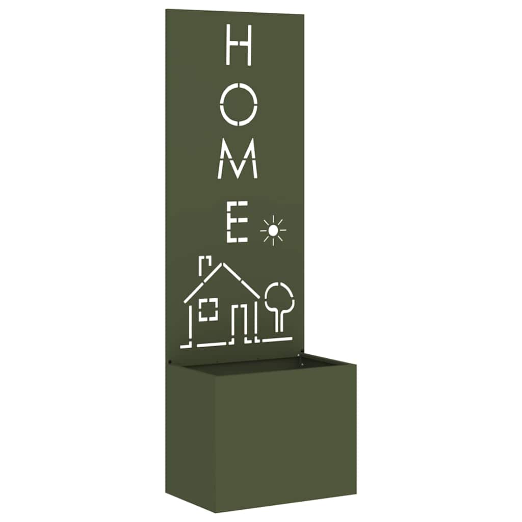 Garten Sichtschutz-Leinwand Olivgrün 50 x 140 cm