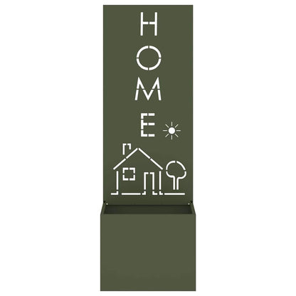 Garten Sichtschutz-Leinwand Olivgrün 50 x 140 cm