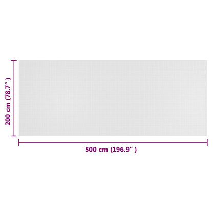 Insektennetz Weiß 2 x 5 m Polyethylen