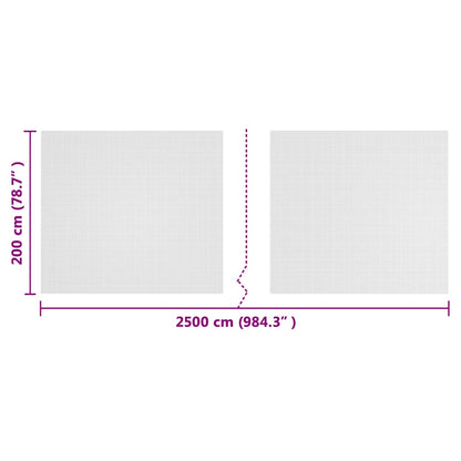 Insektennetz Weiß 2 x 25 m Polyethylen
