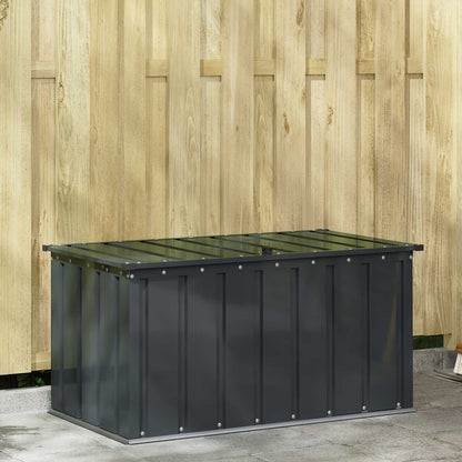 Gartenlagerbox Schwarz 101 x 56,5 x 50 cm Stahl