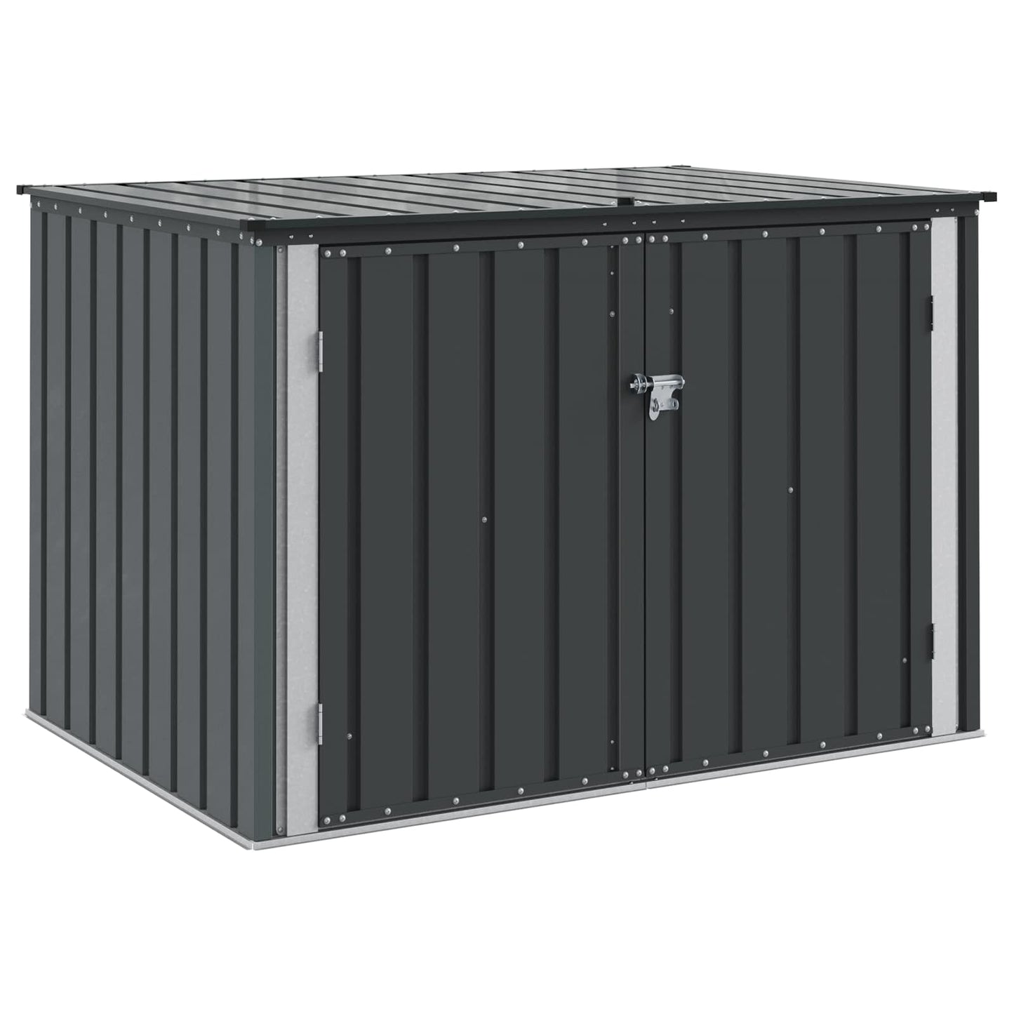 Gartenlagerbox Schwarz 151,5 x 107 x 100 cm Stahl