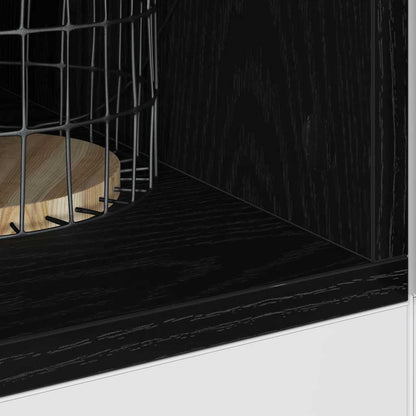 Küchenunterschrank Schwarz Eichen-Optik 20 x 44,5 x 81,5 cm