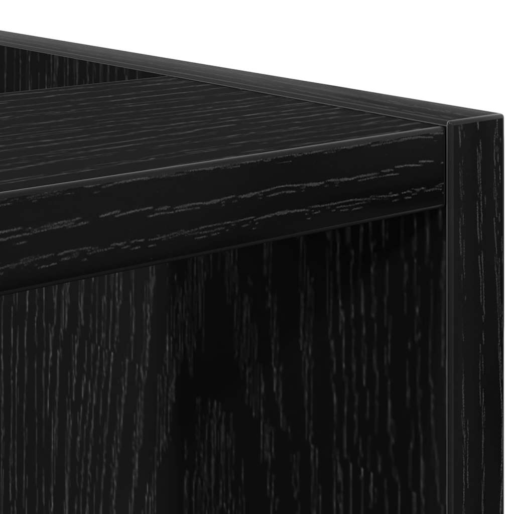 vidaXL Küchenunterschrank Schwarz Eichen-Optik 40 x 44,5 x 81,5 cm