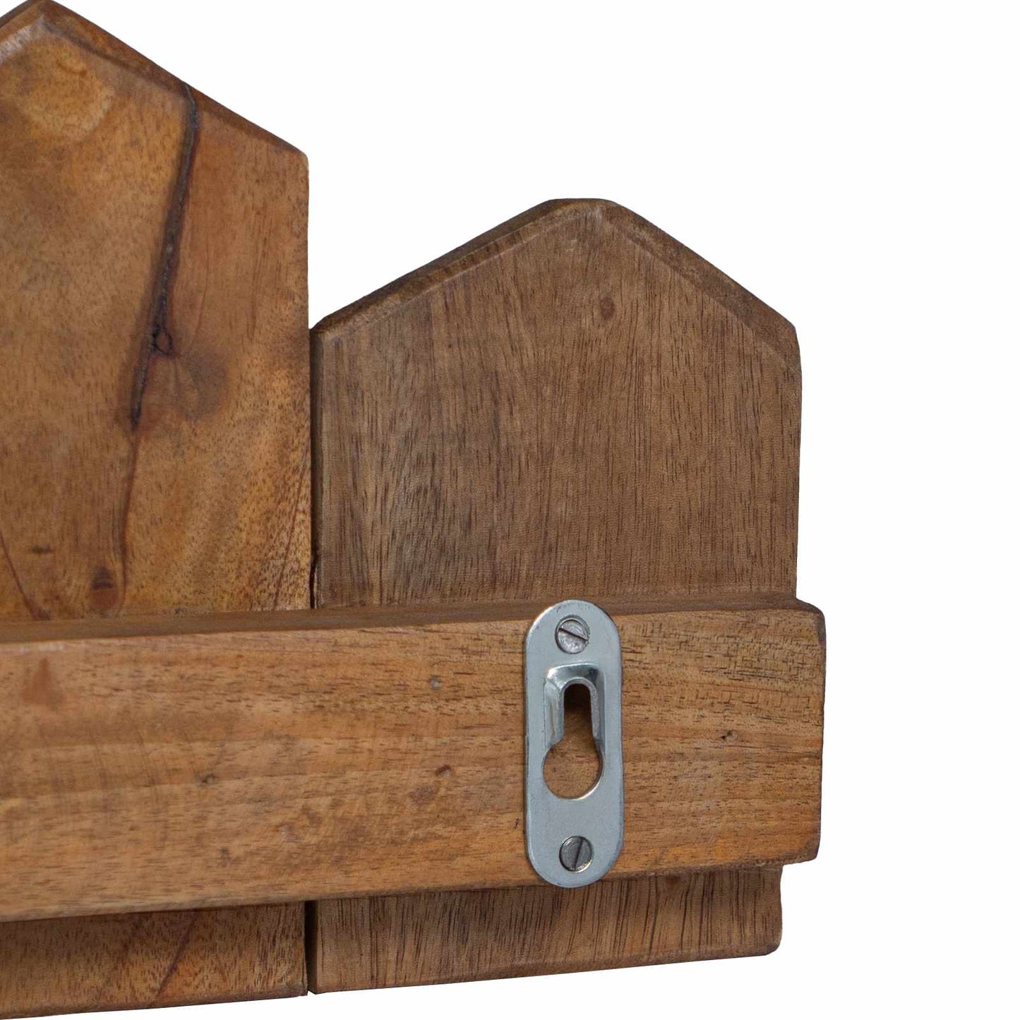 Kleiderbügel Braun 48 x 8 x 15 cm Massives Mahagoni Holz