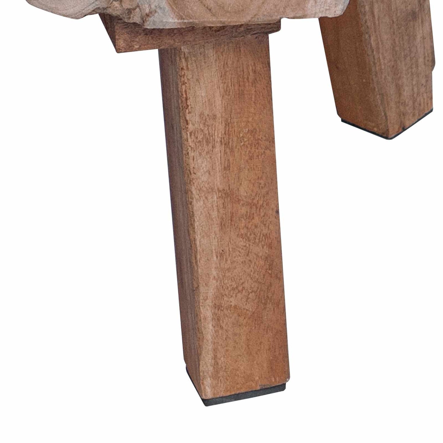 vidaXL Nachttisch Braun 40 x 40 x 25 cm Massives upgecyceltes Holz