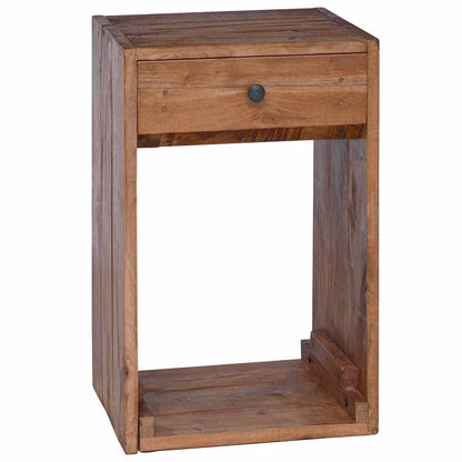 vidaXL Nachttisch Braun 63 x 30 x 79 cm Massives Mahagoni Holz