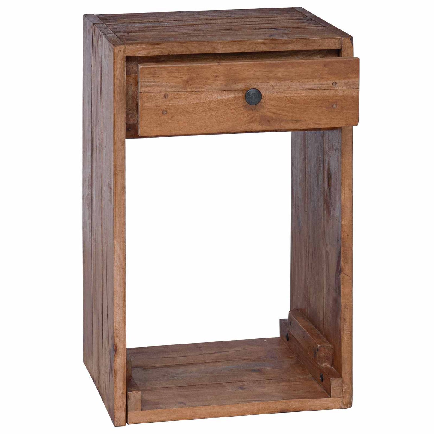 vidaXL Nachttisch Braun 63 x 30 x 79 cm Massives Mahagoni Holz