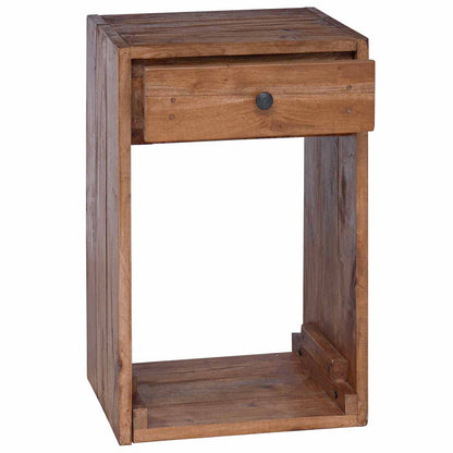 vidaXL Nachttisch Braun 63 x 30 x 79 cm Massives Mahagoni Holz