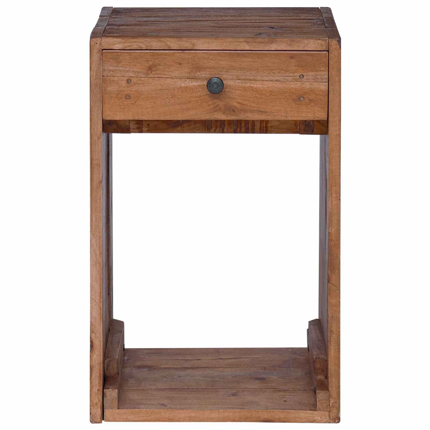 vidaXL Nachttisch Braun 63 x 30 x 79 cm Massives Mahagoni Holz