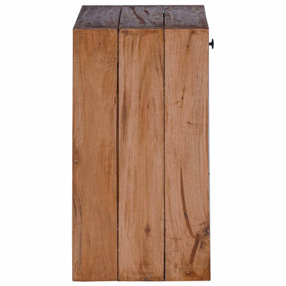vidaXL Nachttisch Braun 63 x 30 x 79 cm Massives Mahagoni Holz