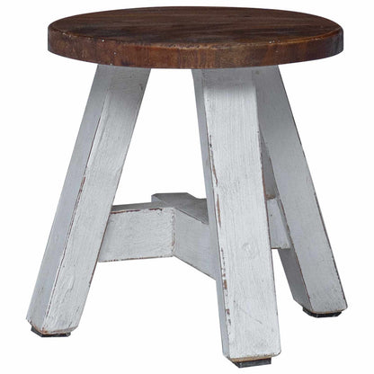 Hocker Natur 22 x 22 x 24 cm Mahagoni Holz