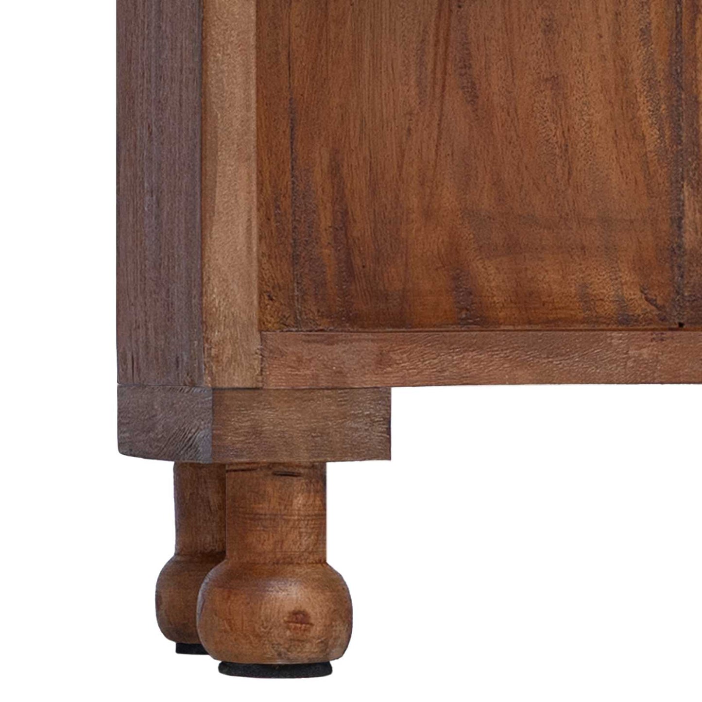 vidaXL Regale mit Regal Braun 47 x 16 x 55 cm Massives Mahagoni Holz