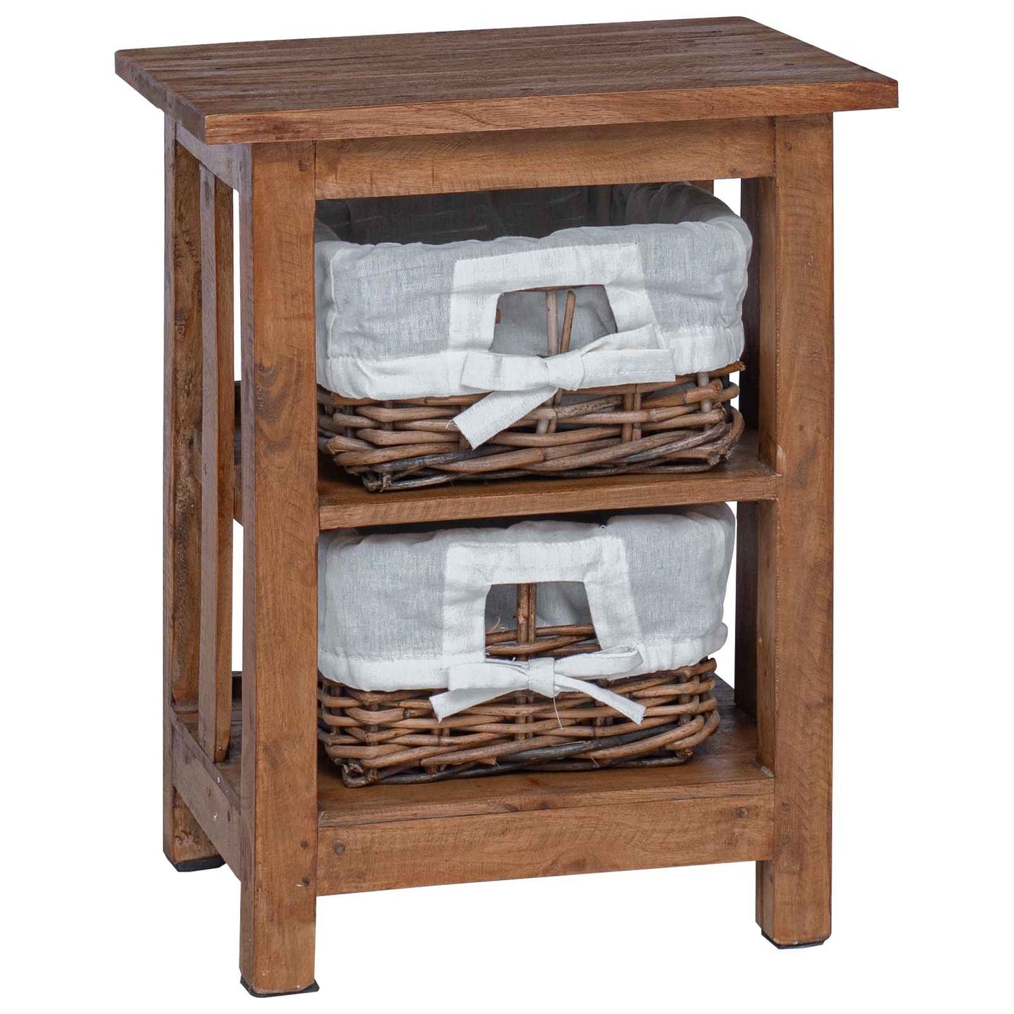 Beistelltisch Braun Massivholz Mahagoni