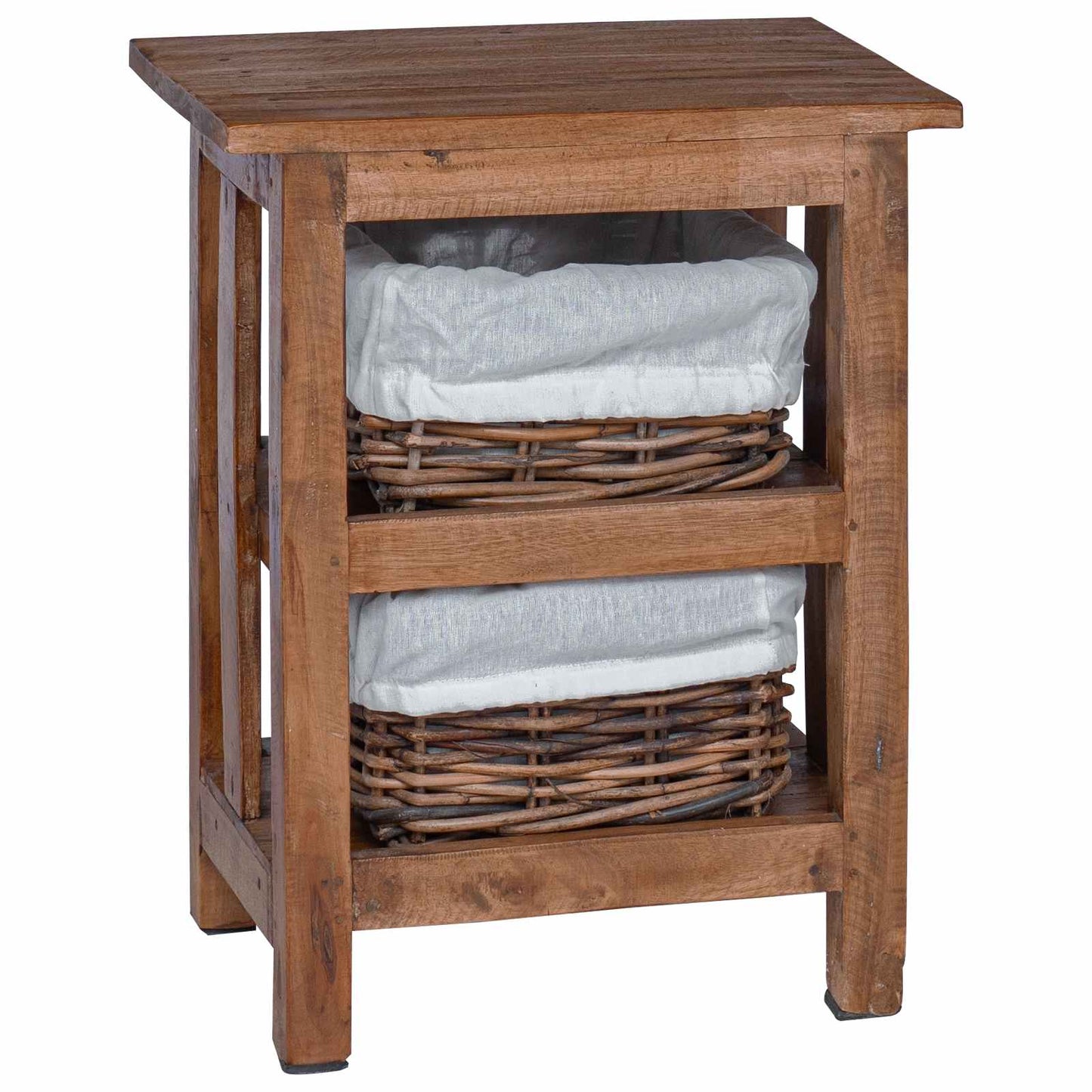 Beistelltisch Braun Massivholz Mahagoni