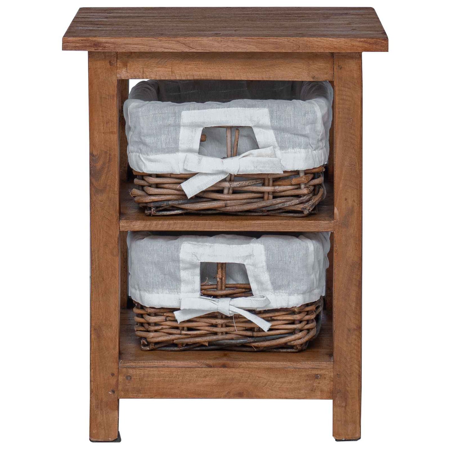 Beistelltisch Braun Massivholz Mahagoni