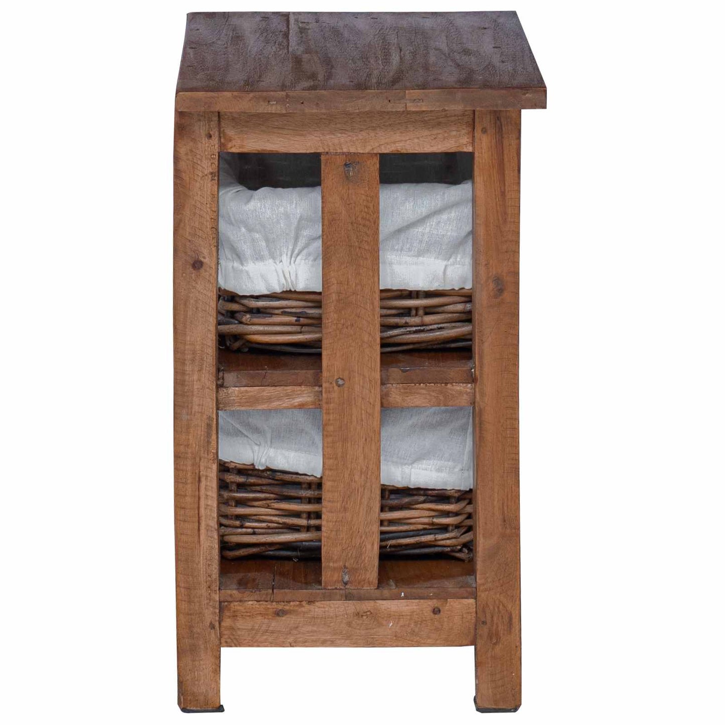 Beistelltisch Braun Massivholz Mahagoni