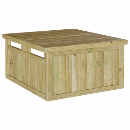 vidaXL Mähroboter-Garage Braun 73.5 x 81.5 x 38.5 cm