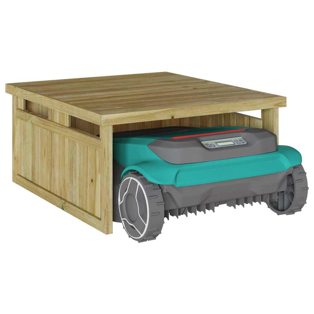 vidaXL Mähroboter-Garage Braun 73.5 x 81.5 x 38.5 cm