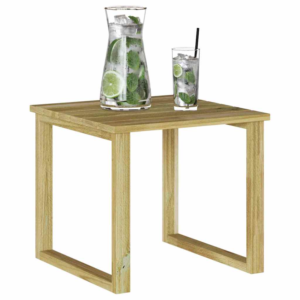 Tisch Natur 40 x 40 x 36 cm Imprägniertes Kiefernholz