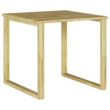 vidaXL Tisch Natur 50,5 x 50 x 46 cm Imprägniertes Kiefernholz