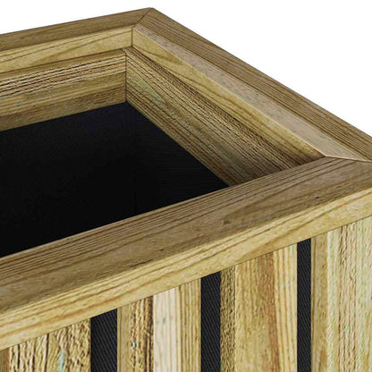 vidaXL Pflanzkästen Braun 33 x 33 x 45 cm Imprägniertes Kiefernholz