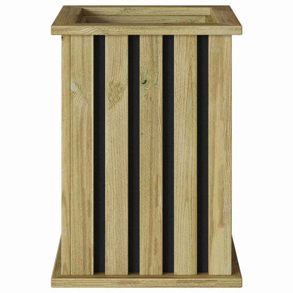 vidaXL Pflanzkästen Braun 33 x 33 x 45 cm Imprägniertes Kiefernholz