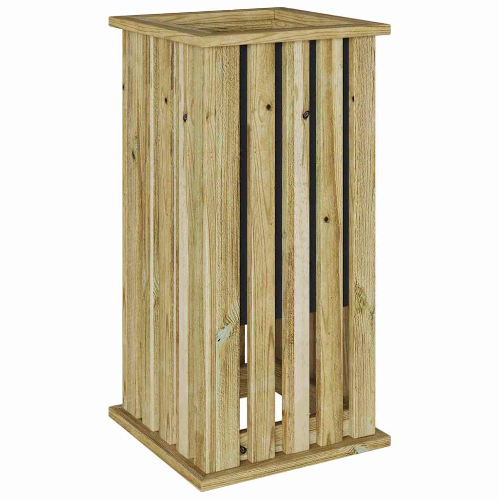 vidaXL Pflanzkästen Braun 33 x 33 x 65 cm Imprägniertes Kiefernholz