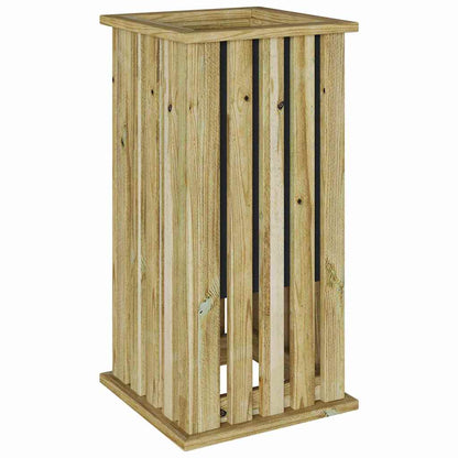 vidaXL Pflanzkästen Braun 33 x 33 x 65 cm Imprägniertes Kiefernholz