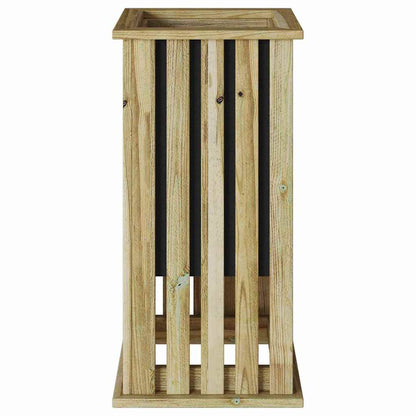 vidaXL Pflanzkästen Braun 33 x 33 x 65 cm Imprägniertes Kiefernholz