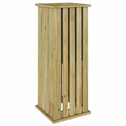 vidaXL Pflanzkästen Braun 33 x 33 x 85 cm Imprägniertes Kiefernholz