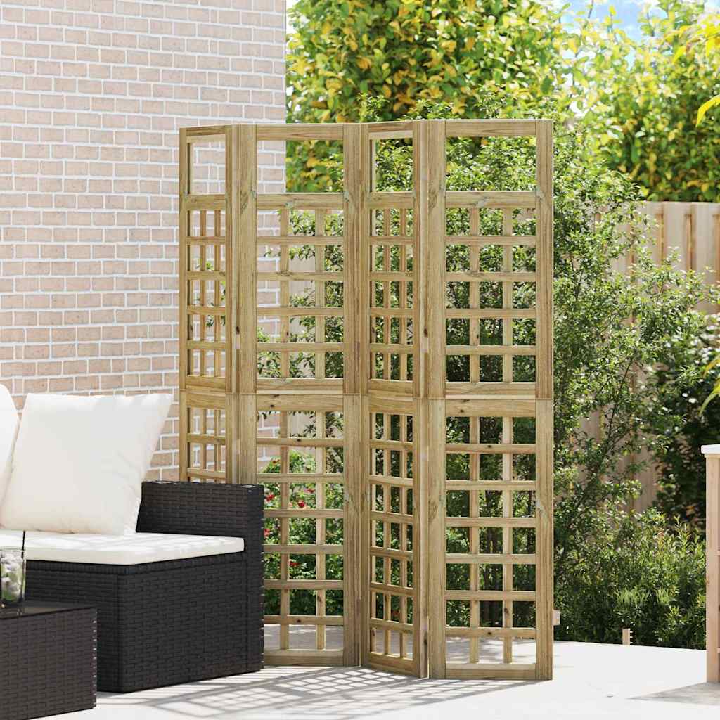 Sichtschutz Honigbraun 160 x 180 cm Massivholz Kiefer