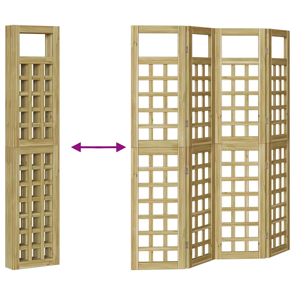 Sichtschutz Honigbraun 160 x 180 cm Massivholz Kiefer